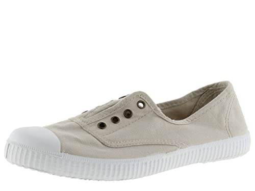 victoria Plimsoll 1915 GEFÄRBTES Canvas DREC & Gummiband Hielo 41 von victoria