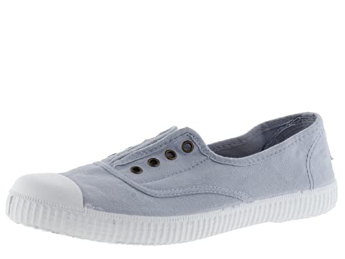 victoria Unisex 106623, 1915 Inglesa Tintada DREC, lona Zapatilla elástico Low-top, Gris Claro, 36 EU von victoria