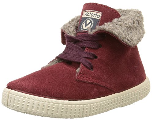 Victoria Unisex-Kinder 106794 Desert Boots, Rot (Burgundy), 27 EU von victoria