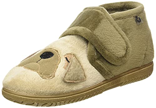 victoria Unisex-Kinder Bota Velcro Animales Sneaker, Braun (Taupe 82), 19 EU von victoria