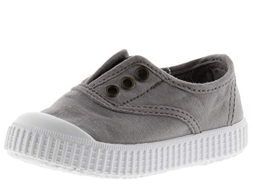 victoria Unisex – Kinder Plimsoll 106627-KIDS Plimsoll 1915 GEFÄRBTES Canvas DREC & Gummiband GRIS 18 von victoria