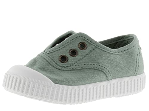 victoria Plimsoll 1915 GEFÄRBTES Canvas DREC & Gummiband Jade 24 von victoria