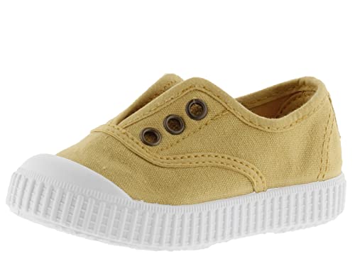 victoria Unisex – Kinder Plimsoll 106627-KIDS Plimsoll 1915 GEFÄRBTES Canvas DREC & Gummiband Trigo 18 von victoria