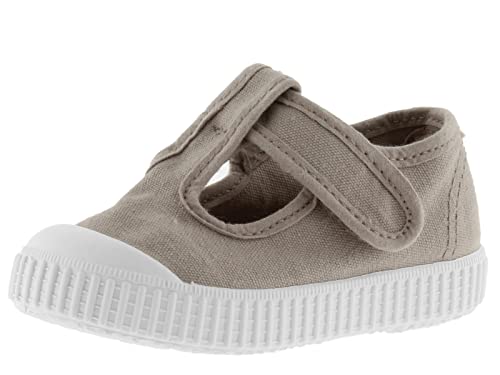 victoria Unisex – Kinder Sandale 136625-KIDS Sandale 1915 GËFARBTES Canvas DREC & Klettverschluss BEIGE 23 von victoria