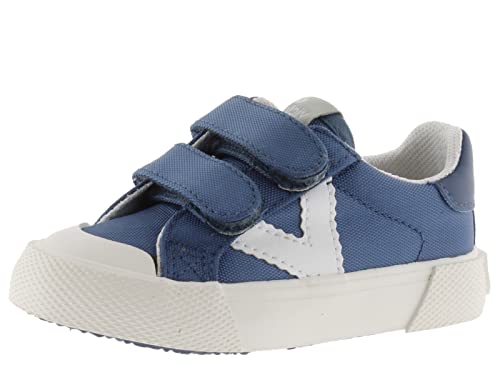 victoria Unisex – Kinder Low-top 1065172-KIDS Low-TOP TRIBU Nylon & Klettverschluss & Kontrast Azul 30 von victoria