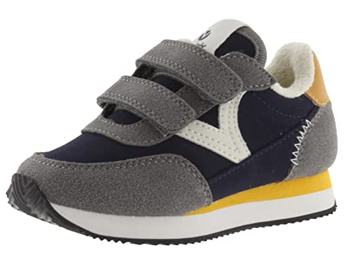 victoria Unisex – Kinder Low-top 1137103-KIDS Low-TOP Astro Kids Nylon Mehrfarbig & Klettverschluss GRIS 25 von victoria