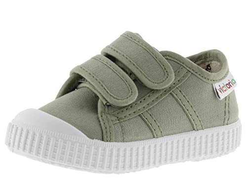 victoria Unisex – Kinder Low-top 136606-KIDS Low-TOP 1915 Canvas & Klettverschluss Aloe 21 von victoria