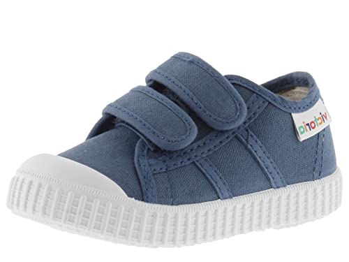 victoria Unisex – Kinder Low-top 136606-KIDS Low-TOP 1915 Canvas & Klettverschluss Jeans 22 von victoria