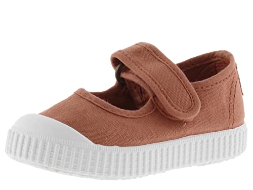 victoria Unisex – Kinder Mary Jane 136605-KIDS Mary Jane 1915 GËFARBTES Canvas DREC & Klettverschluss Teja 28 von victoria