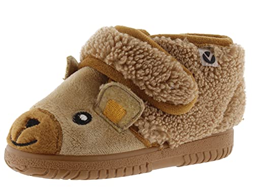 Victoria Bota Velcro Animales Schlupfstiefel, Gelb (Camel 87), 25 EU von victoria