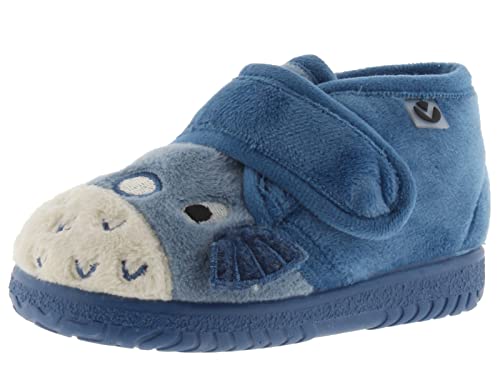 victoria Pantoffeln Unisex Ojalá Fell Tierchen & Klettverschluss & Passende Sohle 105119 für Kinder Jeans 27 von victoria