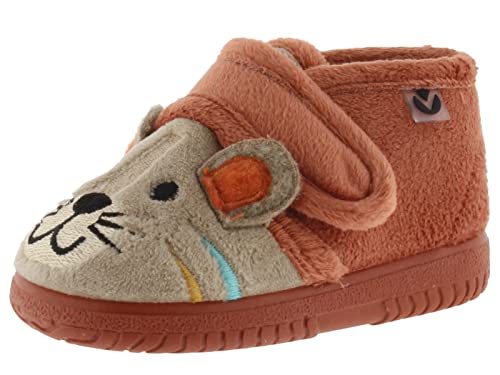 victoria Unisex – Kinder Pantoffeln 105119-KIDS Pantoffeln Tier OJALÁ CASA & Klettverschluss Teja 20 von victoria