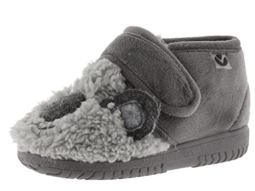 victoria Unisex – Kinder Pantoffeln 105119-KIDS Pantoffeln Tier OJALÁ CASA & Klettverschluss Hielo 27 von victoria