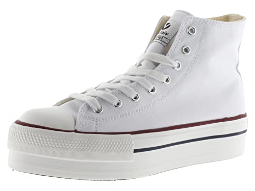 victoria Mädchen High-top 1061101-KIDS HIGH-TOP TRIBU PLATTFORM Canvas Blanco 31 von victoria