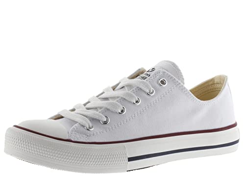 victoria Unisex Low-Top Tribu Canvas & Gummi-Zehe 106550 für Erwachsene Blanco 45 von victoria