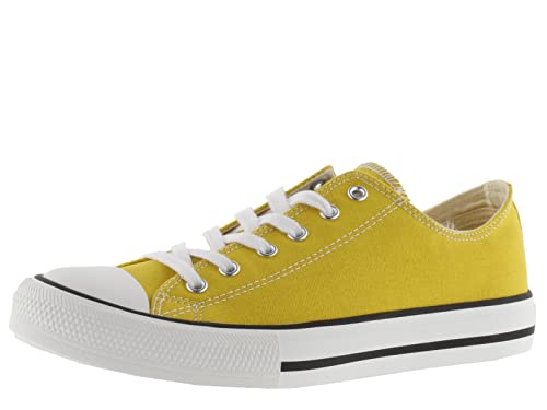 victoria Unisex Low-Top Tribu Canvas & Gummi-Zehe 106550 für Erwachsene Mostaza 42 von victoria