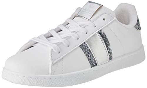 victoria Unisex Tenis VEGANA Banda Serpiente Sneaker, weiß, 36 EU von victoria