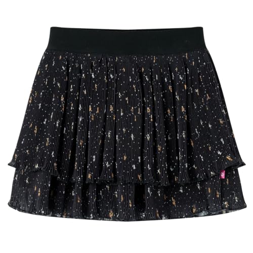 Kinder Stufenrock mit Rüschen Rock Minirock Kinderrock Mädchen Schwarz 140 Kinder Stufenrock mit Rüschen Rock Minirock Kinderrock Mädchen Schwarz 140 von vidaXL
