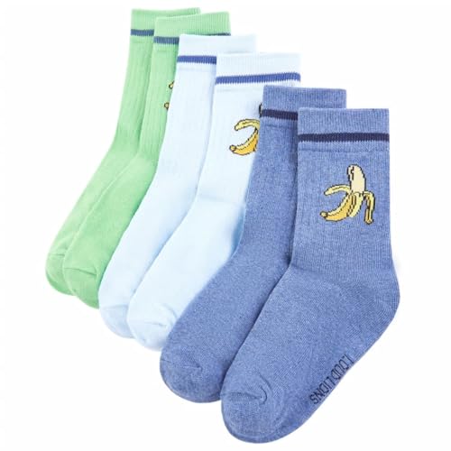 vidaXL Kindersocken 5 Paar mit Bananen Kinder Socken Strümpfe Freizeitsocken EU 26-29 von vidaXL