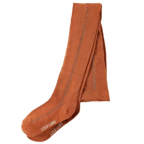 vidaXL Kinderstrumpfhose Strumpfhose Kinder Strickstrumpfhose Baumwolle Cognac 140 von vidaXL