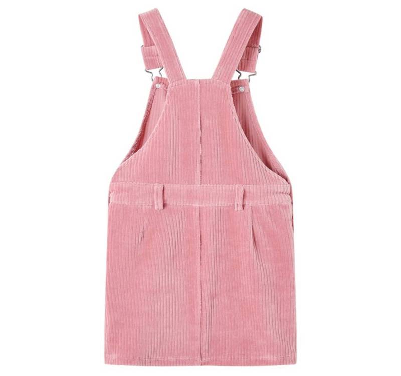 vidaXL Blusenkleid Kinder-Latzkleid Cord Hellrosa 104 von vidaXL