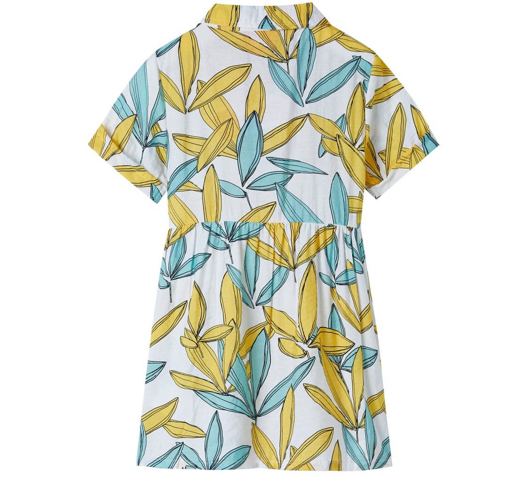 vidaXL Blusenkleid Kinderkleid Ecru 104 von vidaXL