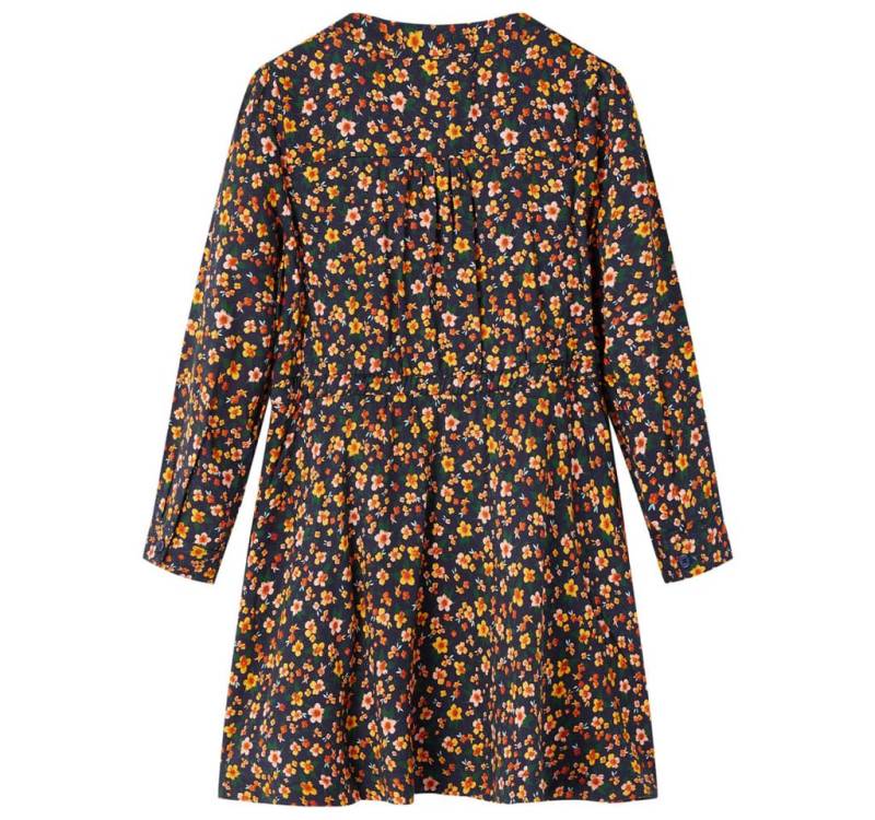vidaXL Blusenkleid Kinderkleid mit Langen Ärmeln Marineblau 140 von vidaXL
