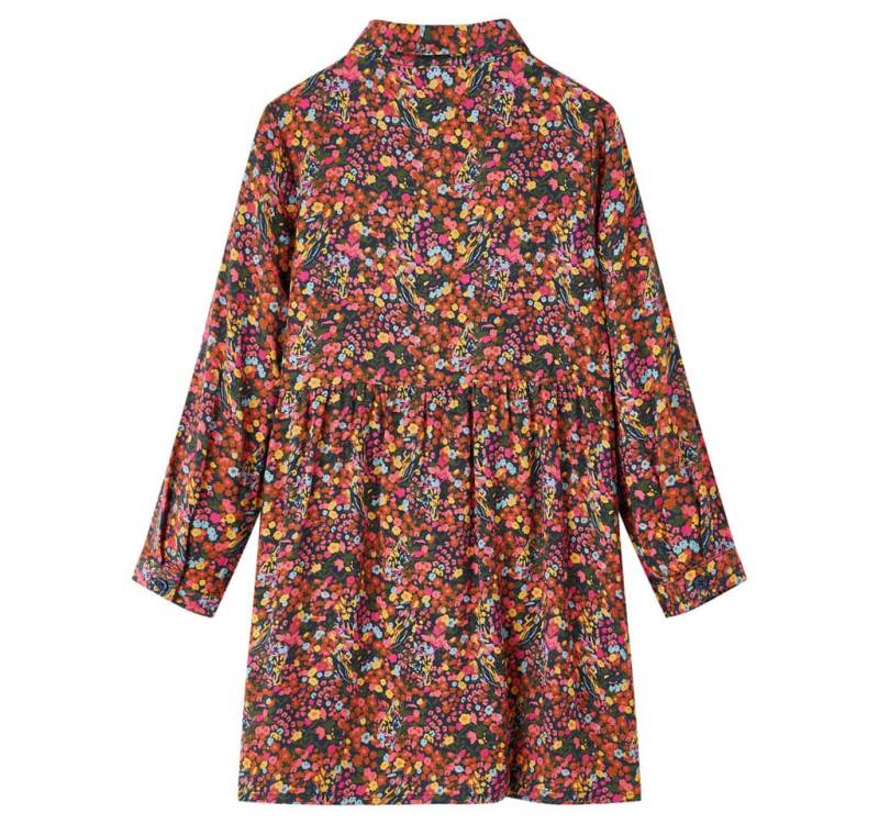 vidaXL Blusenkleid Kinderkleid mit Langen Ärmeln Mehrfarbig 116 von vidaXL