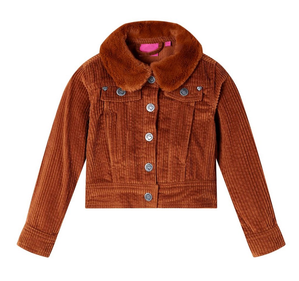 vidaXL Cordjacke Kinderjacke Cord Cognac 104 von vidaXL