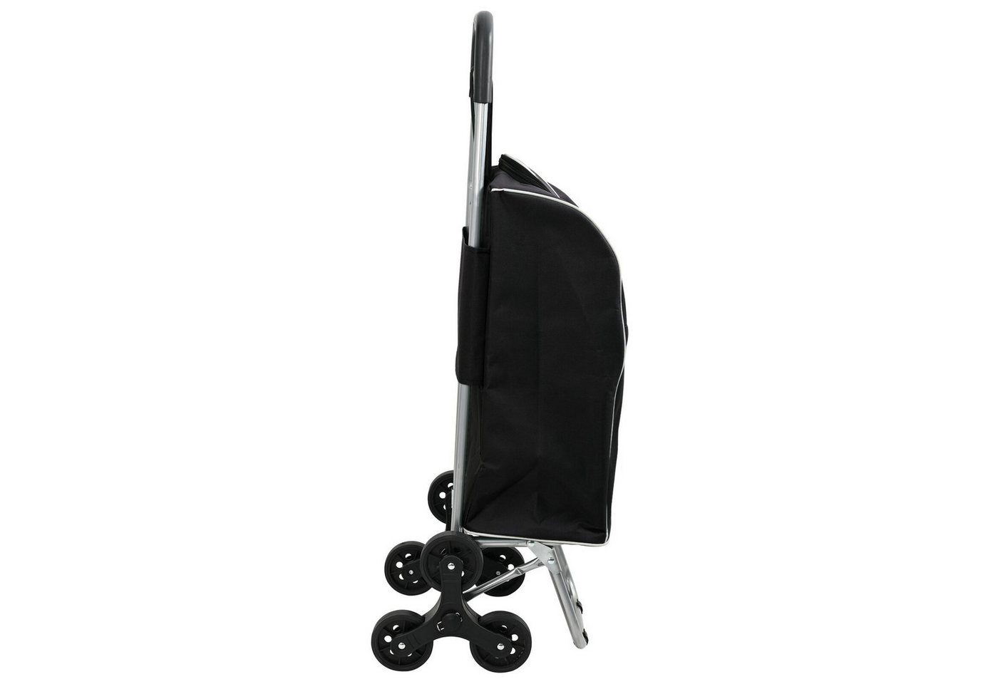 vidaXL Einkaufstrolley Einkaufswagen mit Treppensteiger Schwarz 38 L vidaXL Einkaufstrolley Einkaufswagen mit Treppensteiger Schwarz 38 L von vidaXL