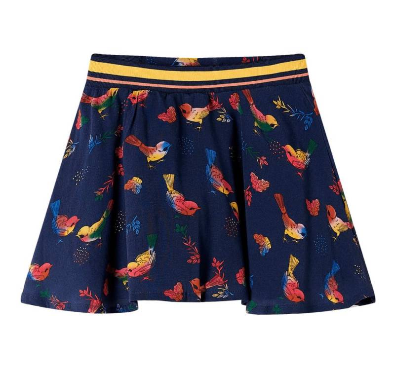 vidaXL Faltenrock Kinderrock Marineblau 128 von vidaXL