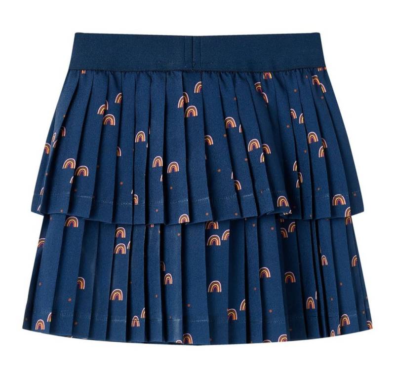 vidaXL Faltenrock Kinderrock Marineblau 92 von vidaXL