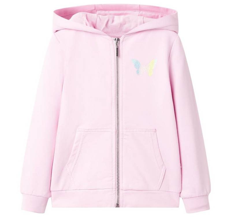 vidaXL Kapuzenpullover Kinder-Kapuzenpullover Hellrosa 116 von vidaXL