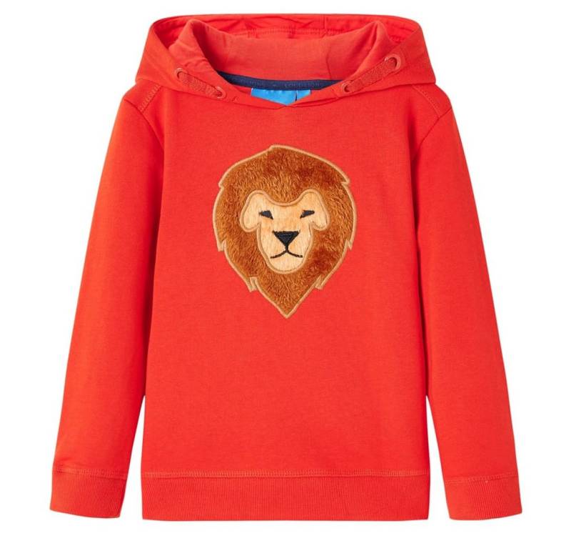 vidaXL Kapuzenpullover Kinder-Kapuzenpullover Rot 128 von vidaXL