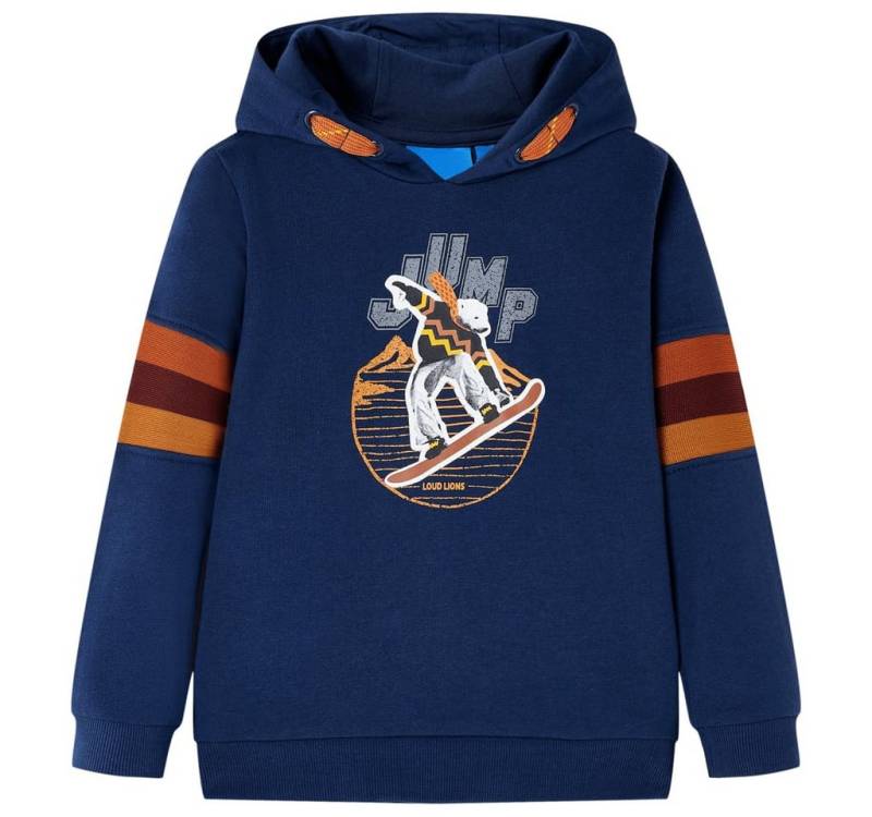 vidaXL Kapuzenpullover Kinder-Kapuzenpullover Marineblau 128 von vidaXL