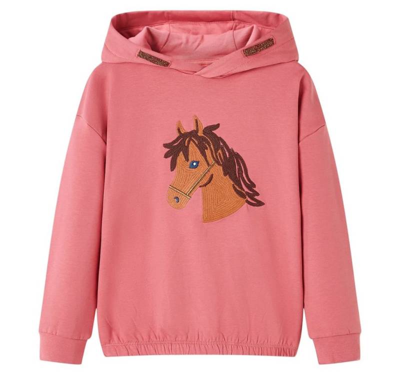 vidaXL Kapuzenpullover Kinder-Kapuzenpullover Altrosa 116 von vidaXL