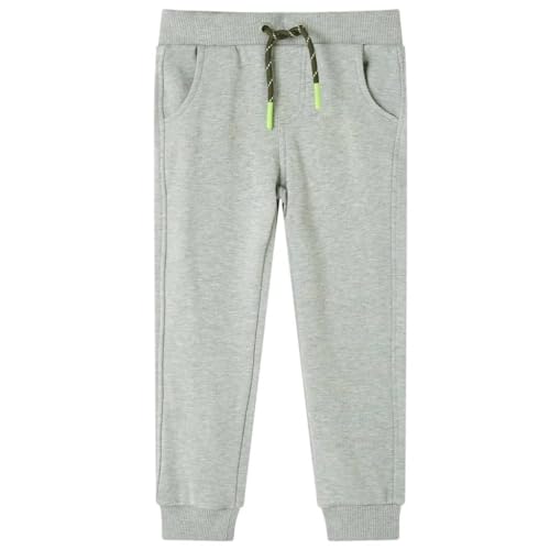 vidaXL Kinder Trainingshose Jogginghose Fitnesshose Sporthose Hose Helles Khaki 104 von vidaXL