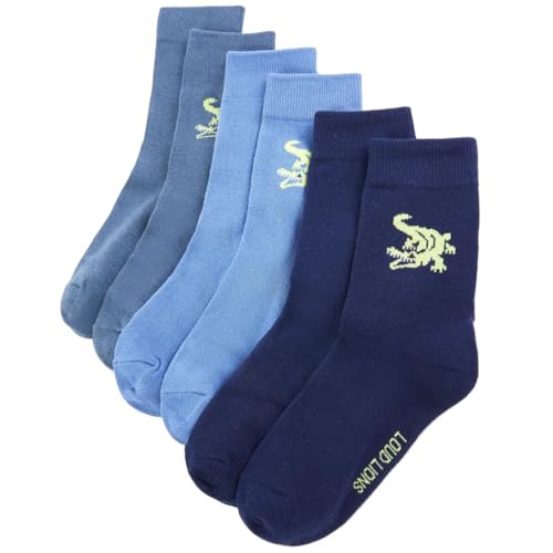 vidaXL Kindersocken 5 Paar mit Krokodil Kinder Socken Strümpfe Freizeitsocken EU 23-26 von vidaXL