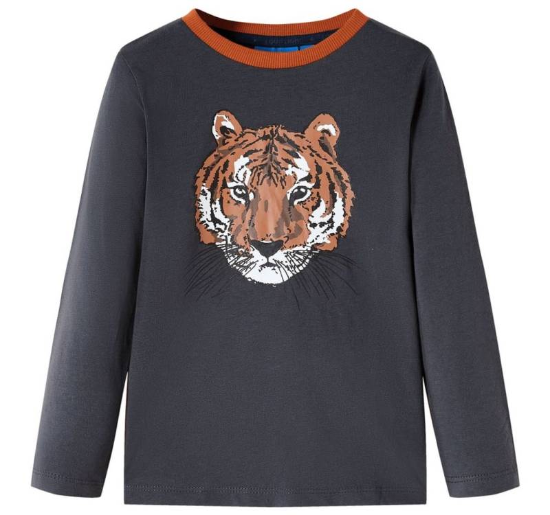 vidaXL Langarmshirt Kinder-Langarmshirt Anthracite 116 von vidaXL