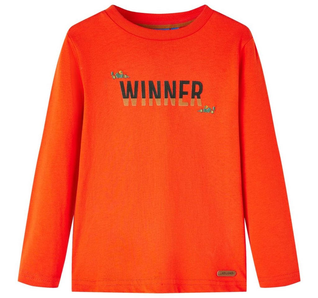 vidaXL Langarmshirt Kinder-Langarmshirt Hellorange 104 von vidaXL