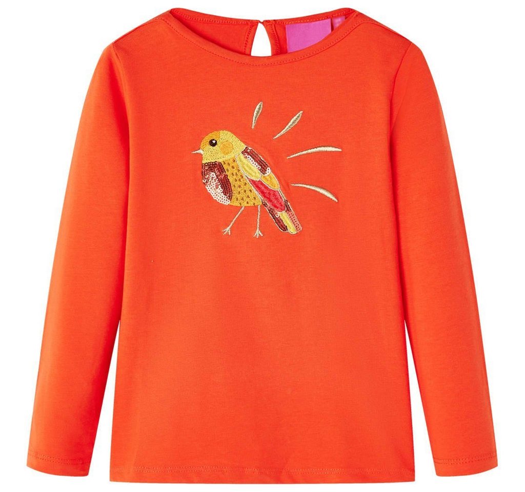 vidaXL Langarmshirt Kinder-Langarmshirt Dunkelorange 116 von vidaXL