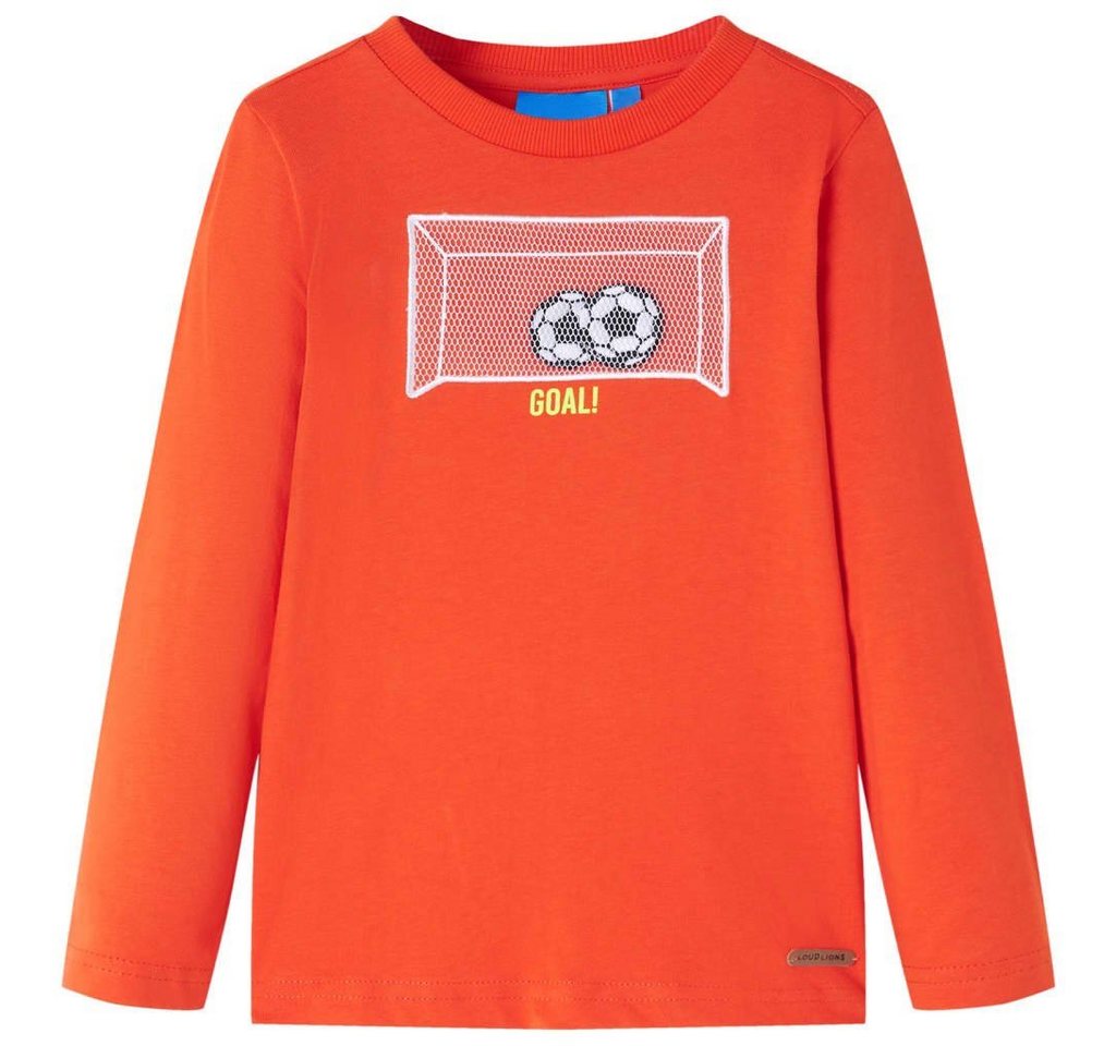 vidaXL Langarmshirt Kinder-Langarmshirt Hellorange 140 von vidaXL