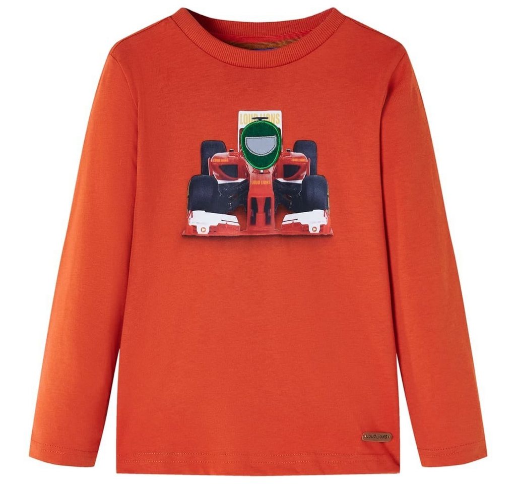 vidaXL Langarmshirt Kinder-Langarmshirt Orange 104 von vidaXL