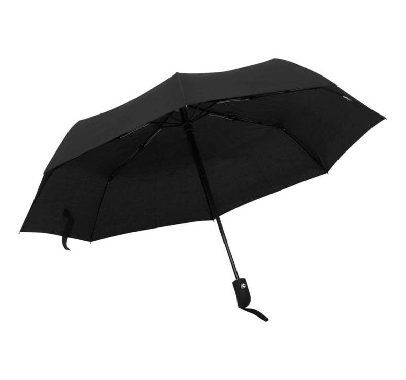 vidaXL Langregenschirm, Faltbarer Regenschirm Automatisch Schwarz 95 cm von vidaXL