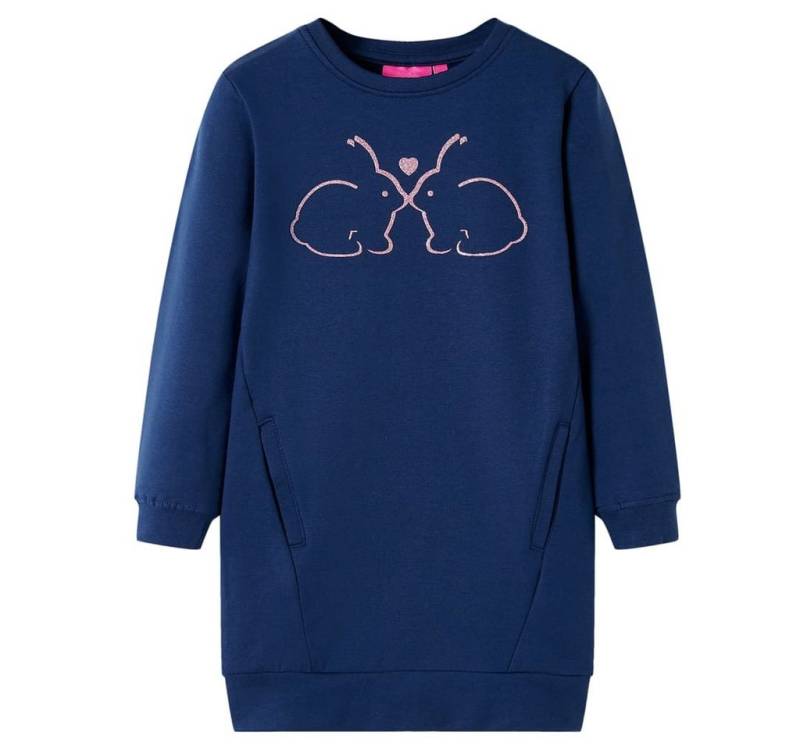 vidaXL Longpullunder Kinder-Pulloverkleid Marineblau 104 von vidaXL