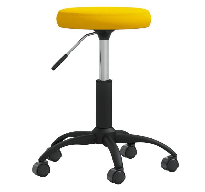 vidaXL Massagegerät Massagehocker Samt Senfgelb von vidaXL