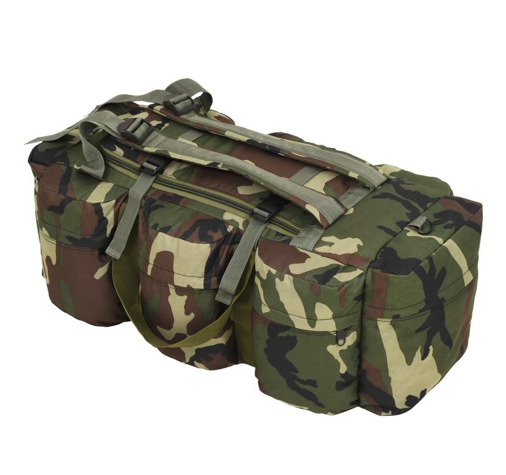 vidaXL Packsack 3-in-1 Seesack Armee-Stil 90 L Camouflage von vidaXL