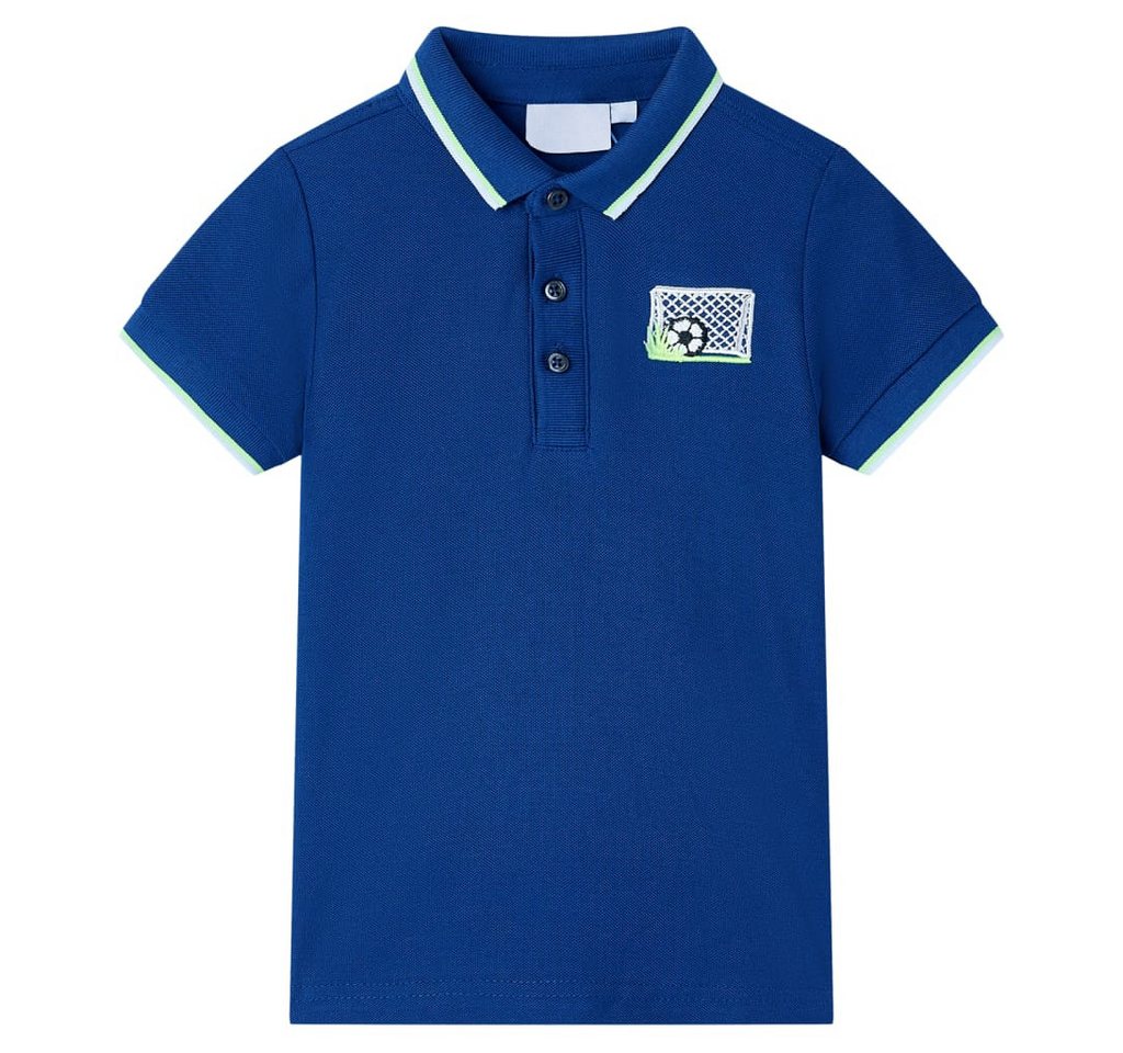 vidaXL Poloshirt Kinder-Poloshirt Dunkelblau 128 von vidaXL