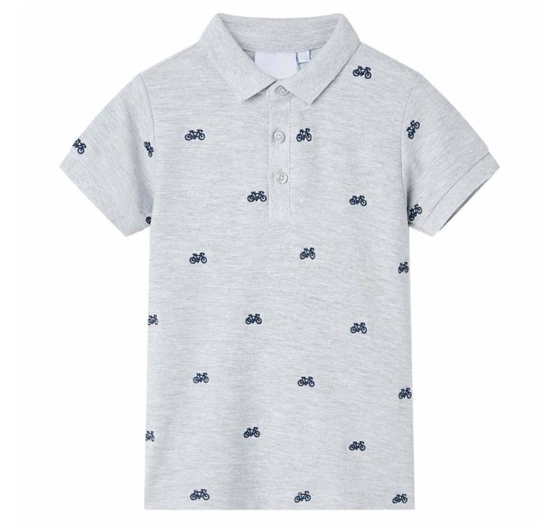 vidaXL Poloshirt Kinder-Poloshirt Grau Melange 104 von vidaXL