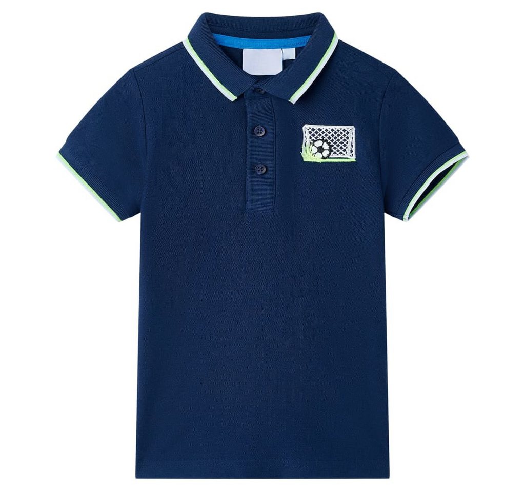vidaXL Poloshirt Kinder-Poloshirt Marineblau 104 von vidaXL